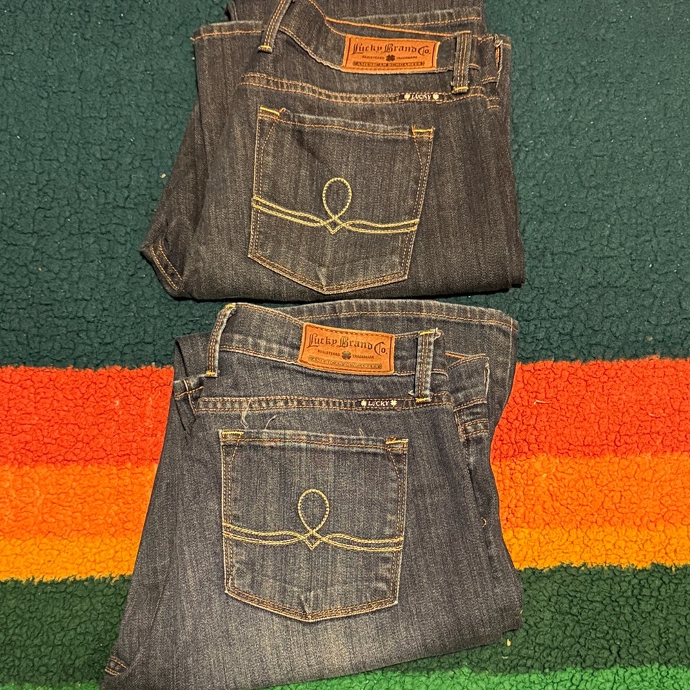 Lucky Brand Women's Dark Blue Boot Cut Jeans